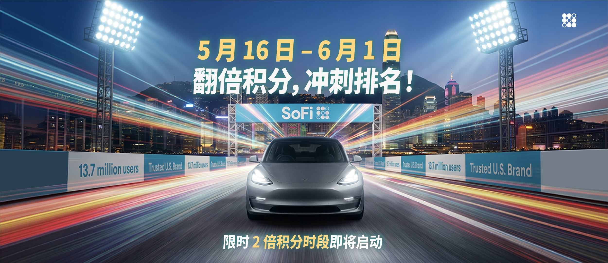 提升排名：2倍积分加乘正式开始！🏎️💨