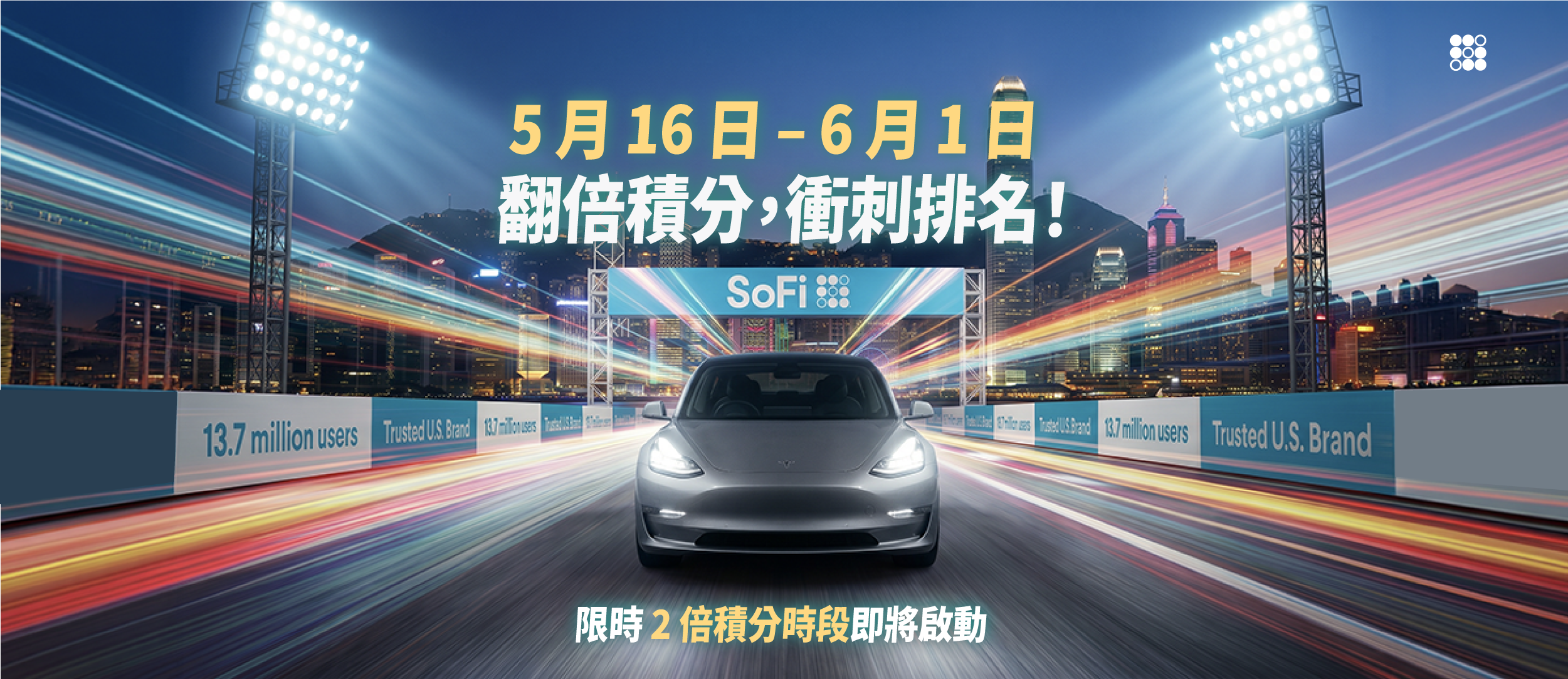 提升排名：2倍積分加乘正式開始！🏎️💨